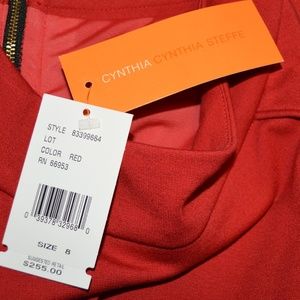 BRAND NEW TAGS Cynthia Steffe Red Dress Business
